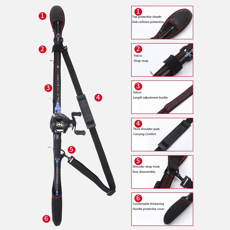 New Fishing Rod Protective She - Fishing Rod Case บทวิจารณ์และราคา