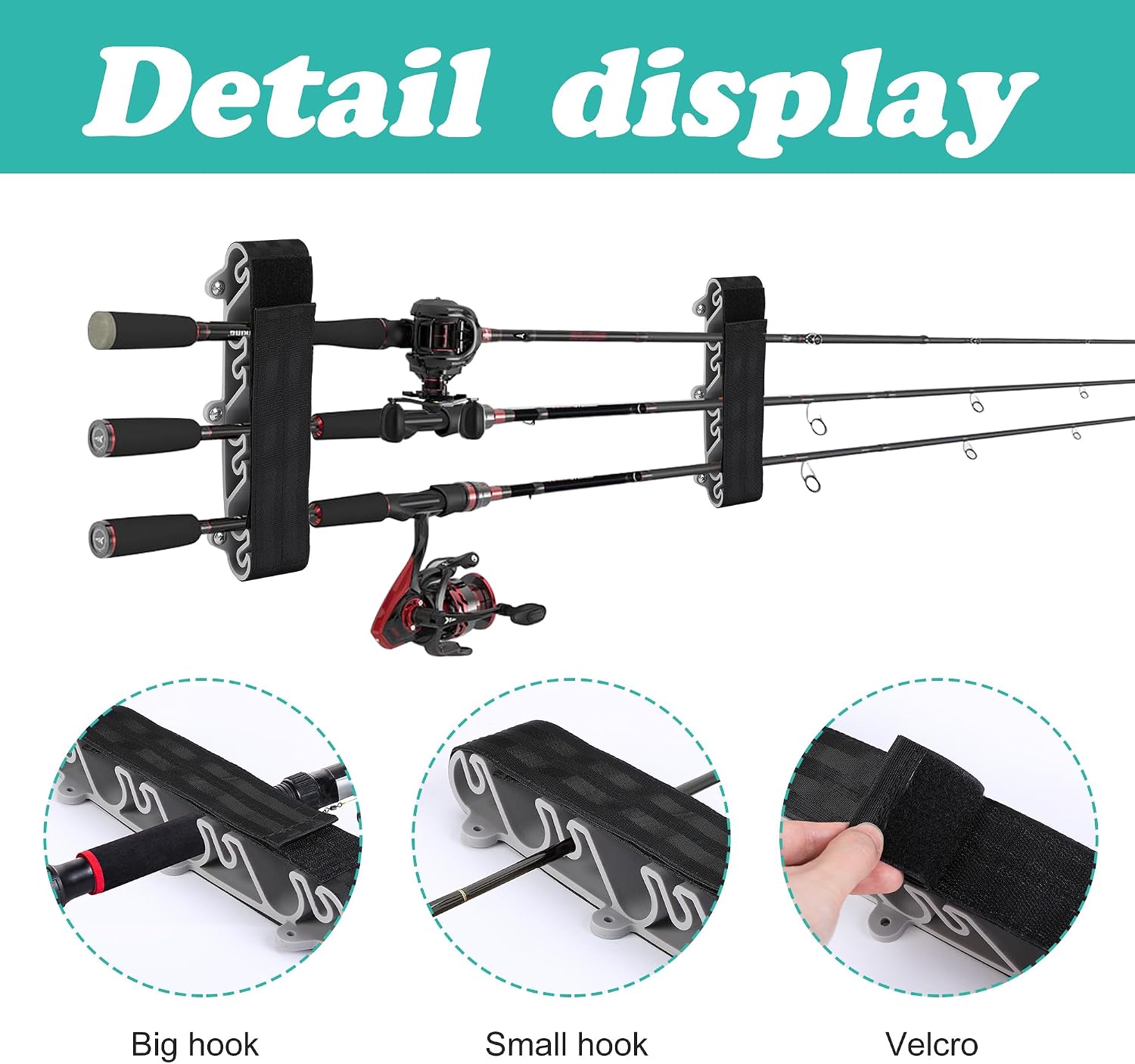 RunNico 2 pack Boating Vertica - Fishing Rod Rack บทวิจารณ์และราคา