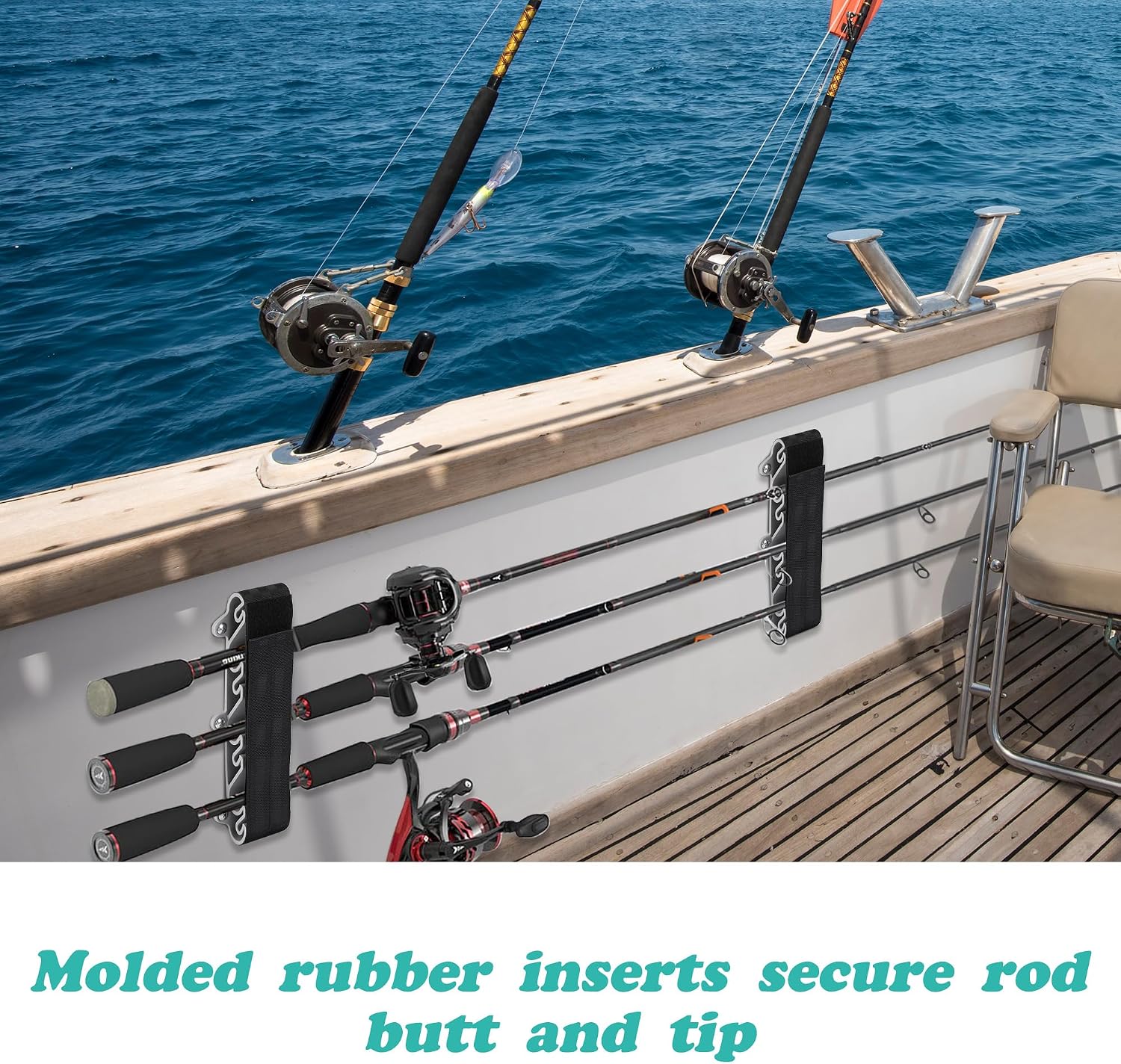 RunNico 2 pack Boating Vertica - Fishing Rod Rack บทวิจารณ์และราคา