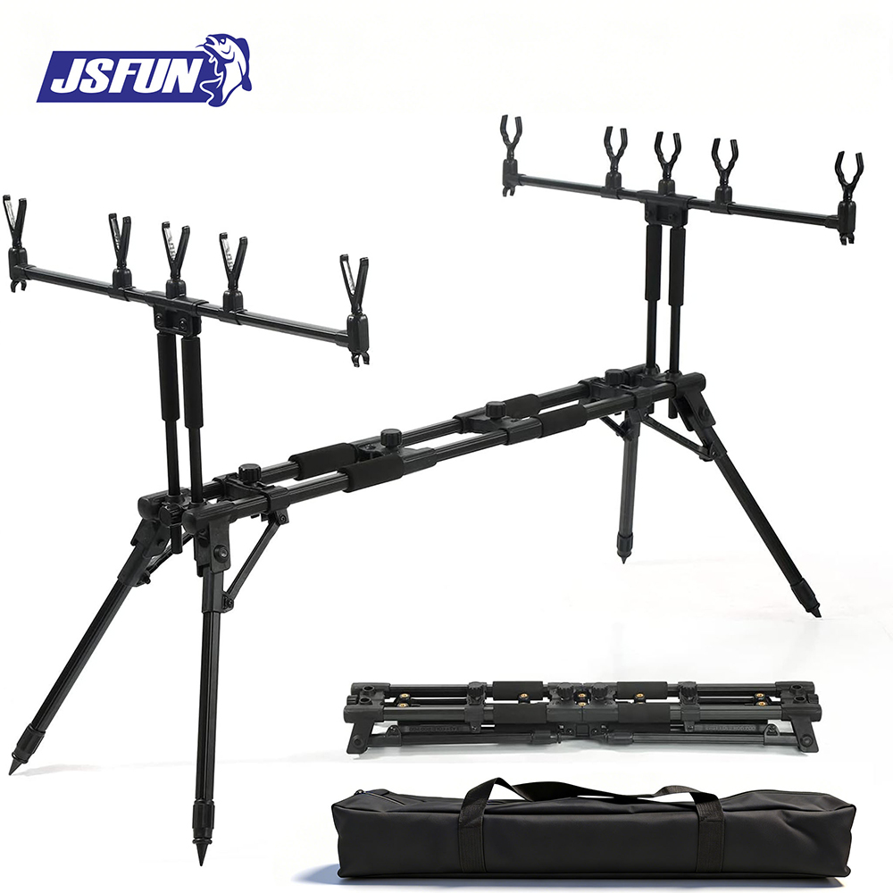 JSFUN  Adjustable 5-Rod Fishin - Fishing Rod Rack บทวิจารณ์และราคา