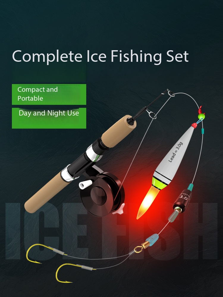 New Ice Fishing Rod Ultra Shor - Fishing Rod Ice บทวิจารณ์และราคา