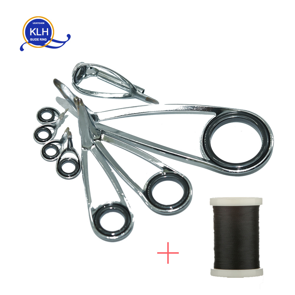 8pcs/Kit KLH Bracket Stainless - Fishing Rod Spinning บทวิจารณ์และราคา