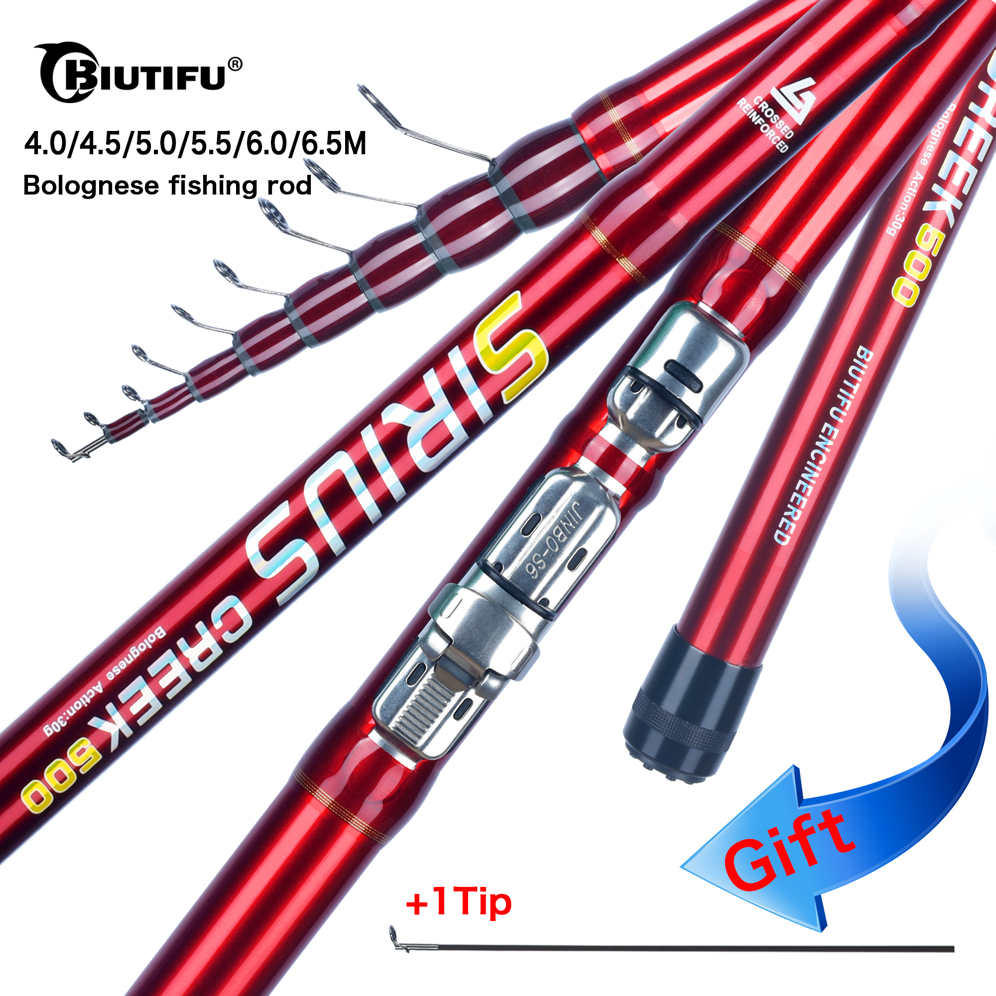 BIUTIFU Telescopic Bolognese F - Fishing Rod Surf บทวิจารณ์และราคา