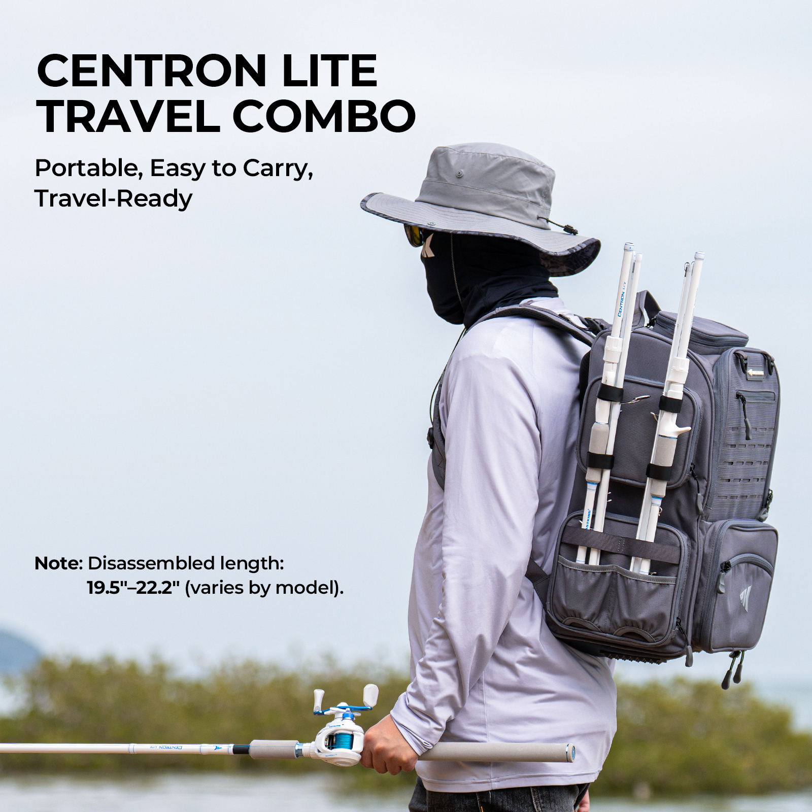 KastKing Centron Lite Travel C - Fishing Rod Combo บทวิจารณ์และราคา