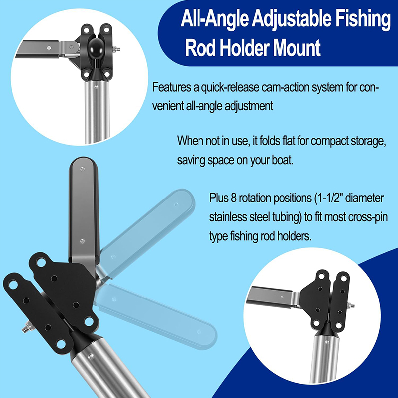 All-Angle Adjustable Fish Rod  - Fishing Rod Holder บทวิจารณ์และราคา