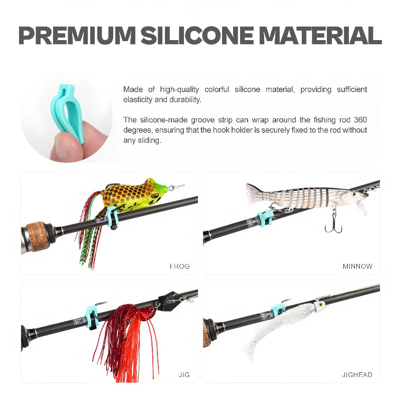 Silicone Lure Hanger Hook​ – U - Fishing Rod Combo บทวิจารณ์และราคา