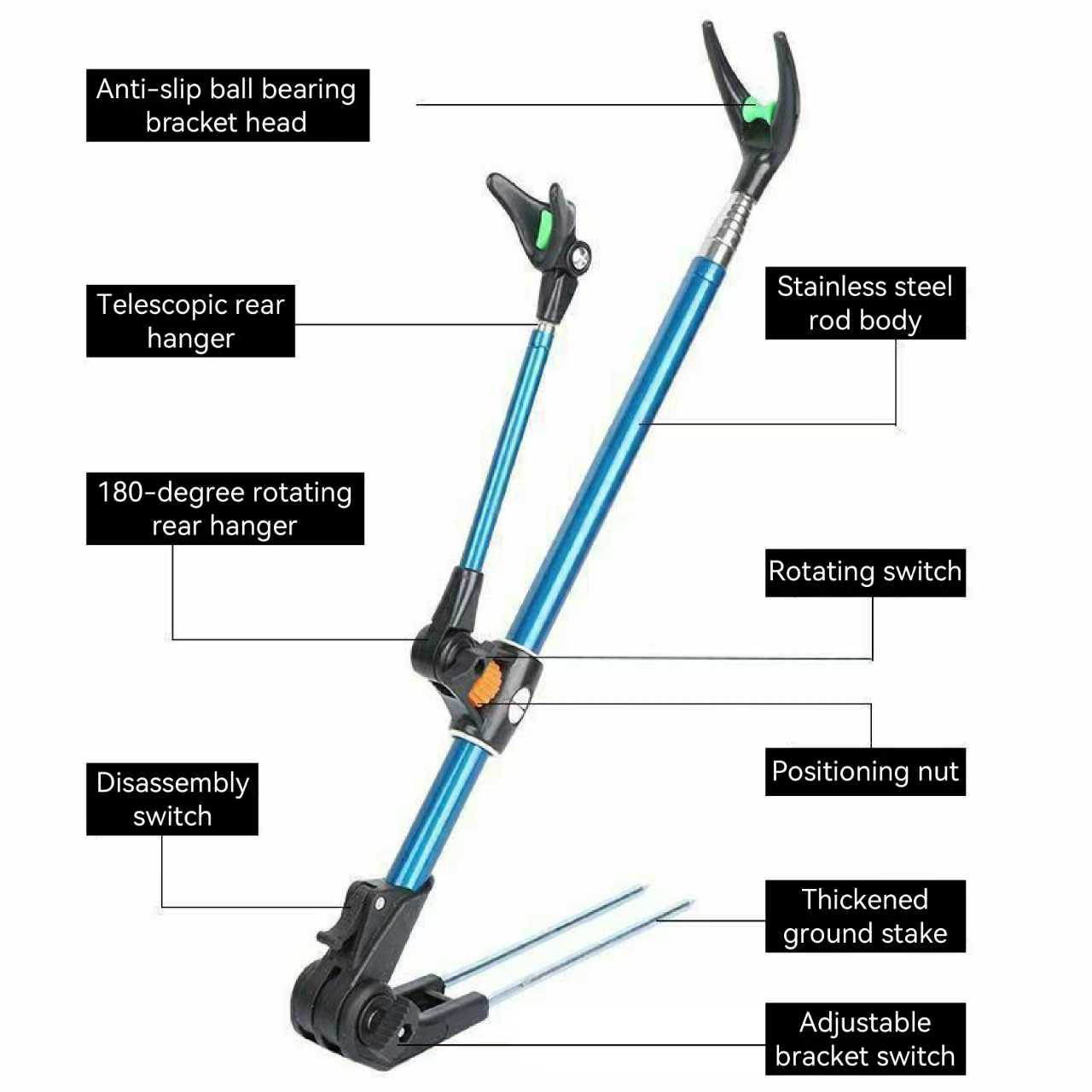 Thickened Telescopic Fishing R - Fishing Rod Telescopic บทวิจารณ์และราคา