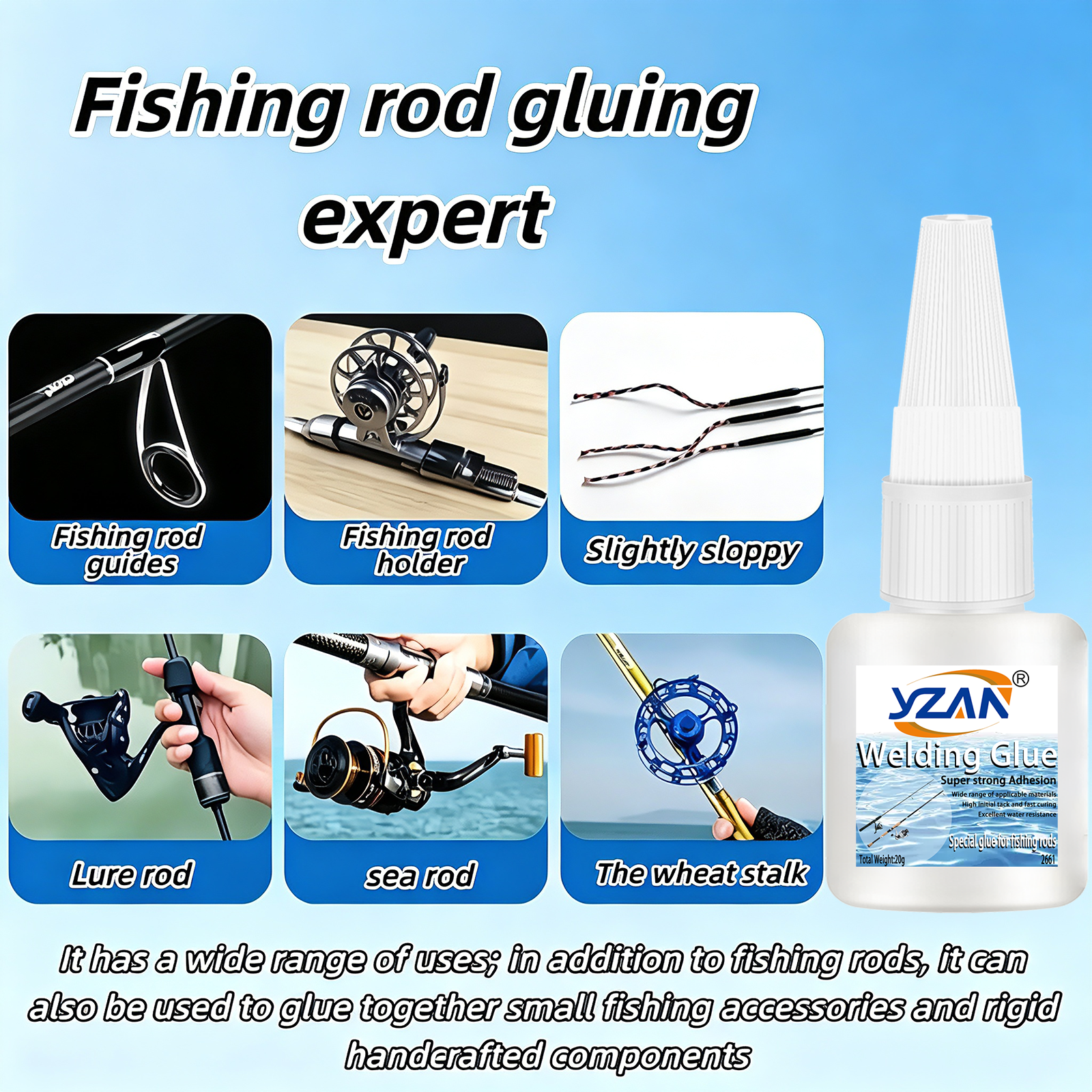 Fishing Rod Repair Glue  Fast  - Fishing Rod Tip Replacement บทวิจารณ์และราคา