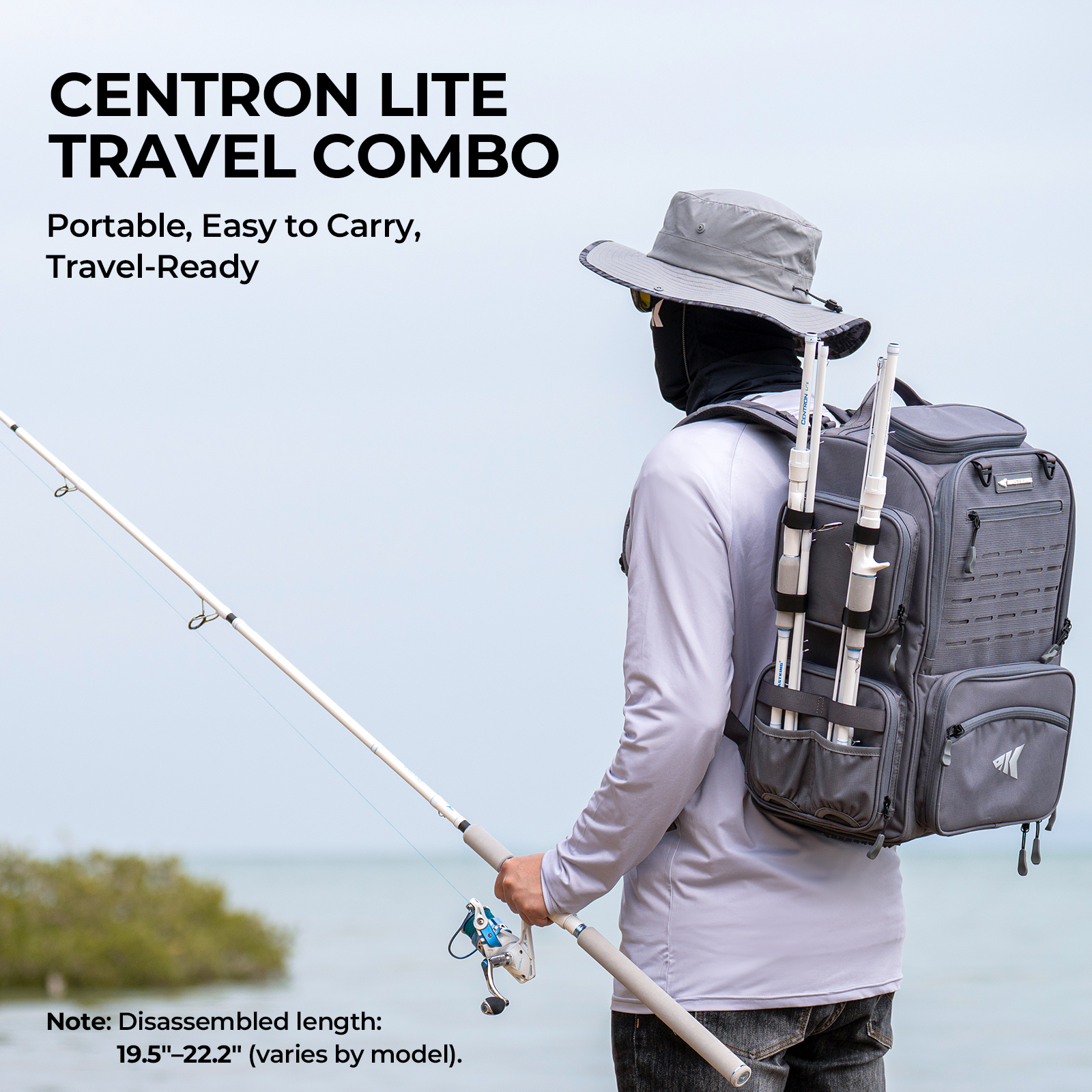 KastKing Centron Lite Travel S - Fishing Rod Combo บทวิจารณ์และราคา