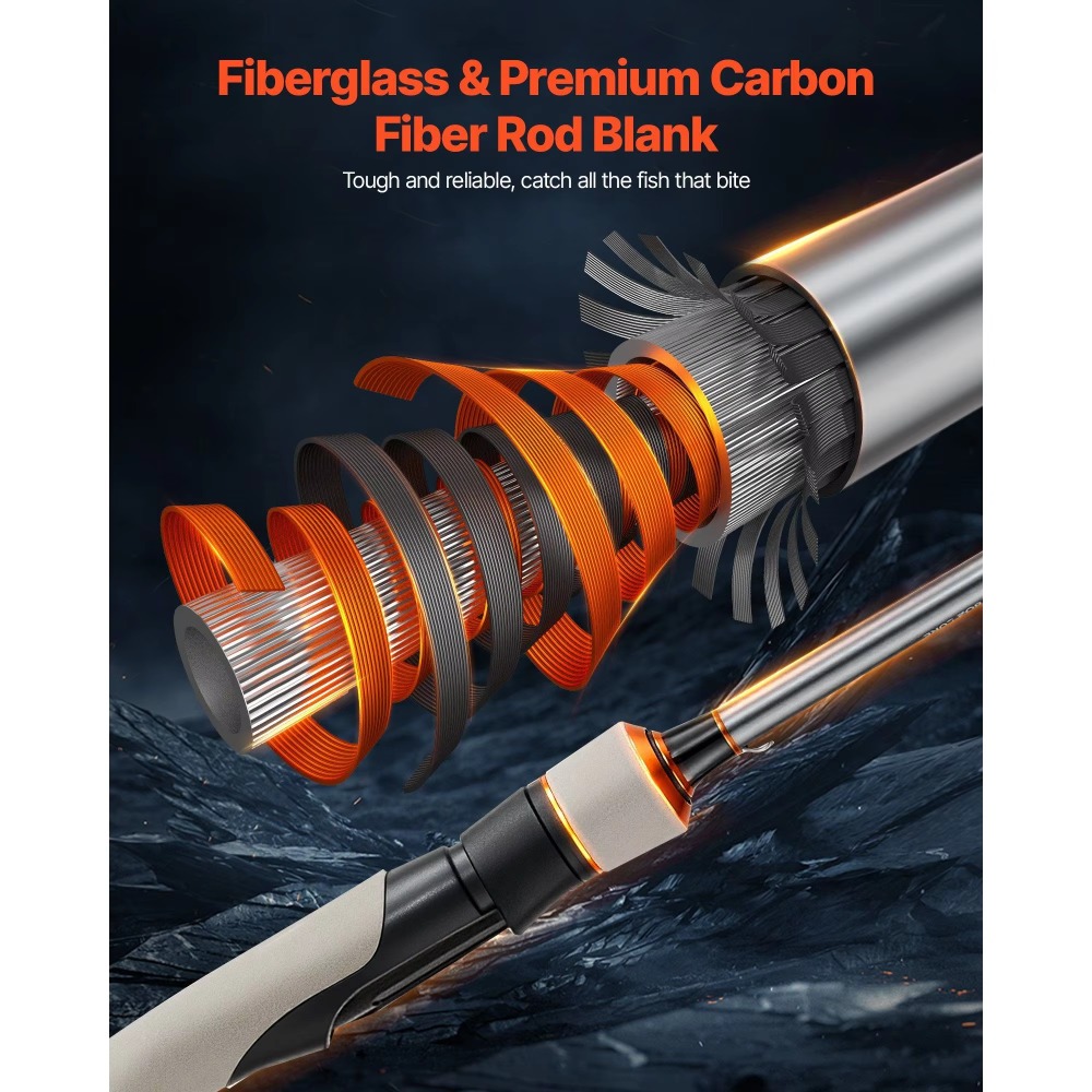 Carbon Fiber Bass Fishing Pole - Fishing Rod Carbon Fiber บทวิจารณ์และราคา