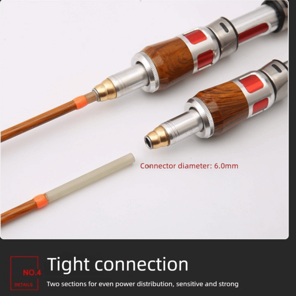 4 Sections Spinning Fishing Ro - Fishing Rod Ice บทวิจารณ์และราคา