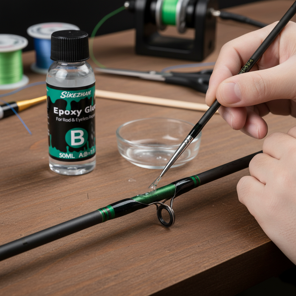 Clear 2-Part Fishing Rod Epoxy - Fishing Rod Repair Kit บทวิจารณ์และราคา