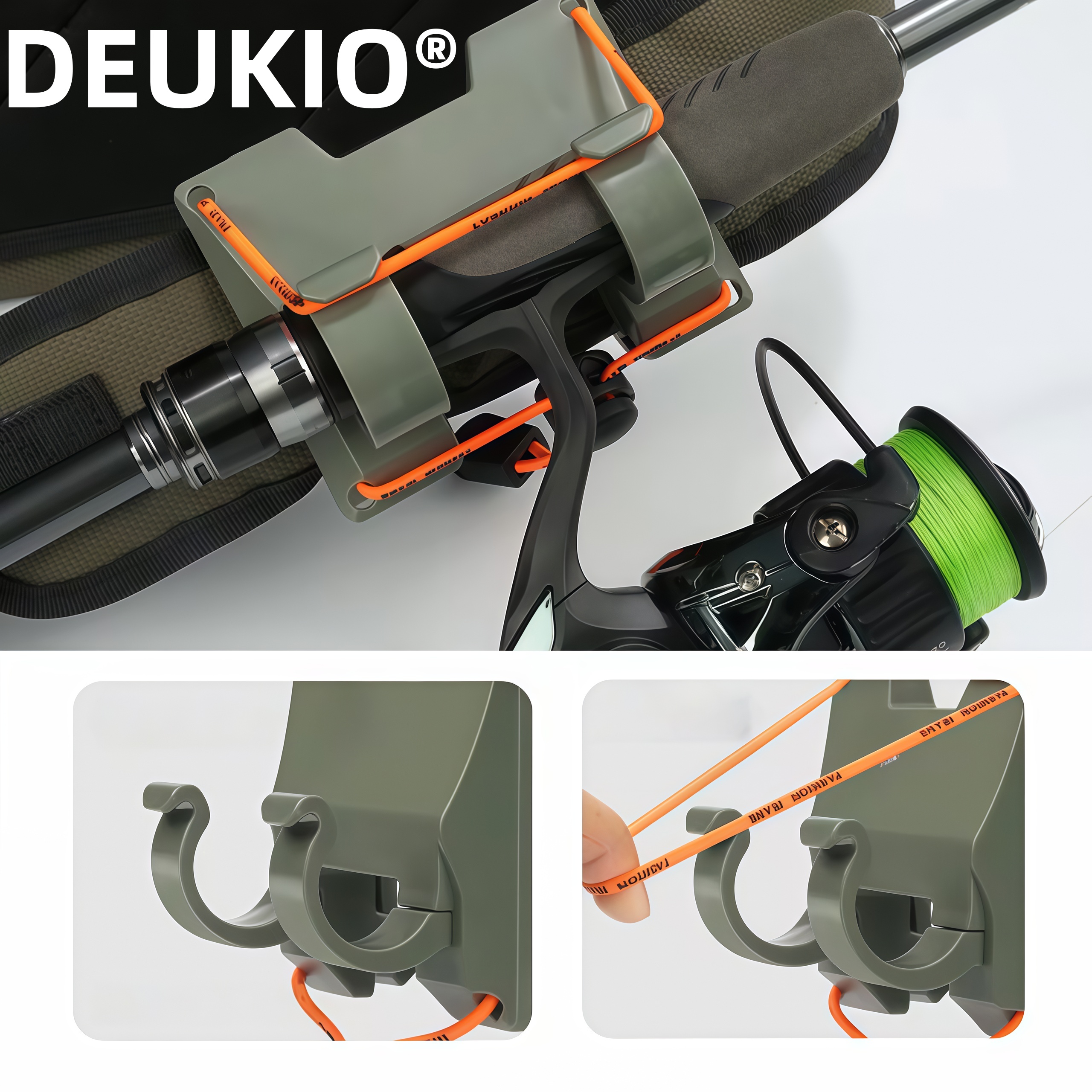 DEUKIO Outdoor Belt Clip Rod H - Fishing Rod Spinning บทวิจารณ์และราคา