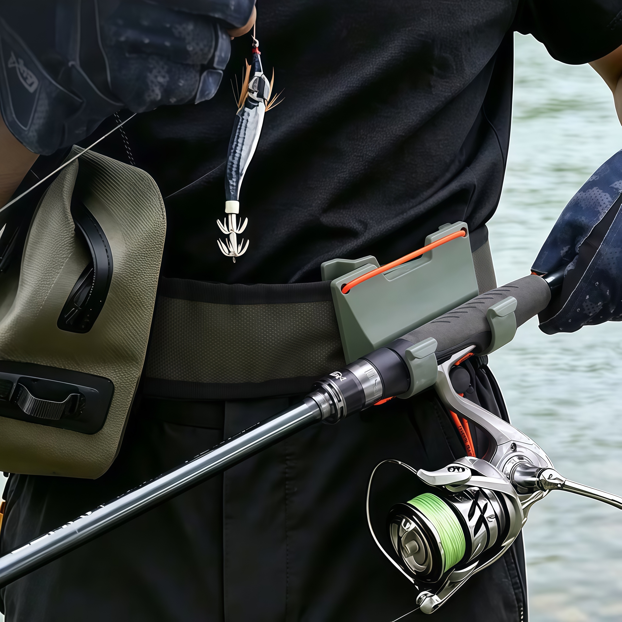 DEUKIO Outdoor Belt Clip Rod H - Fishing Rod Spinning บทวิจารณ์และราคา