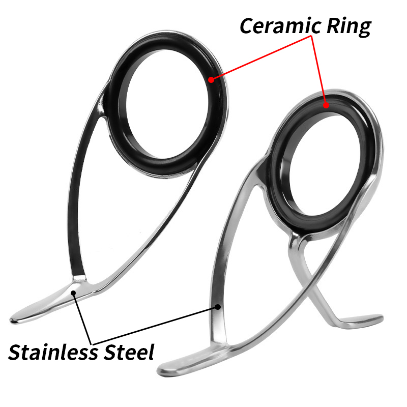 9Pcs Fishing Rod Guides Ring R - Fishing Rod Spinning บทวิจารณ์และราคา