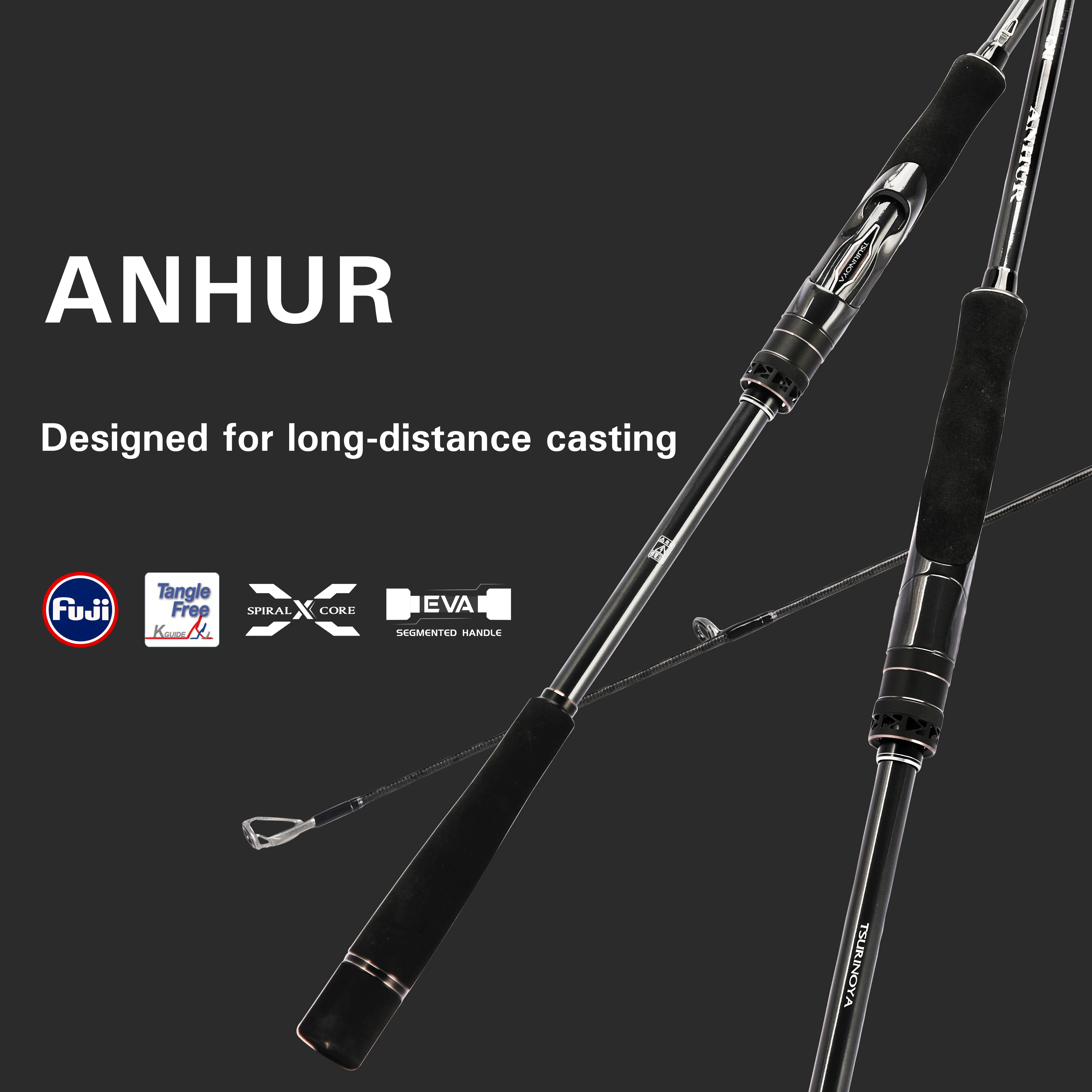 TSURINOYA ANHUR 2.4m 2.59m 2.7 - Fishing Rod Surf บทวิจารณ์และราคา