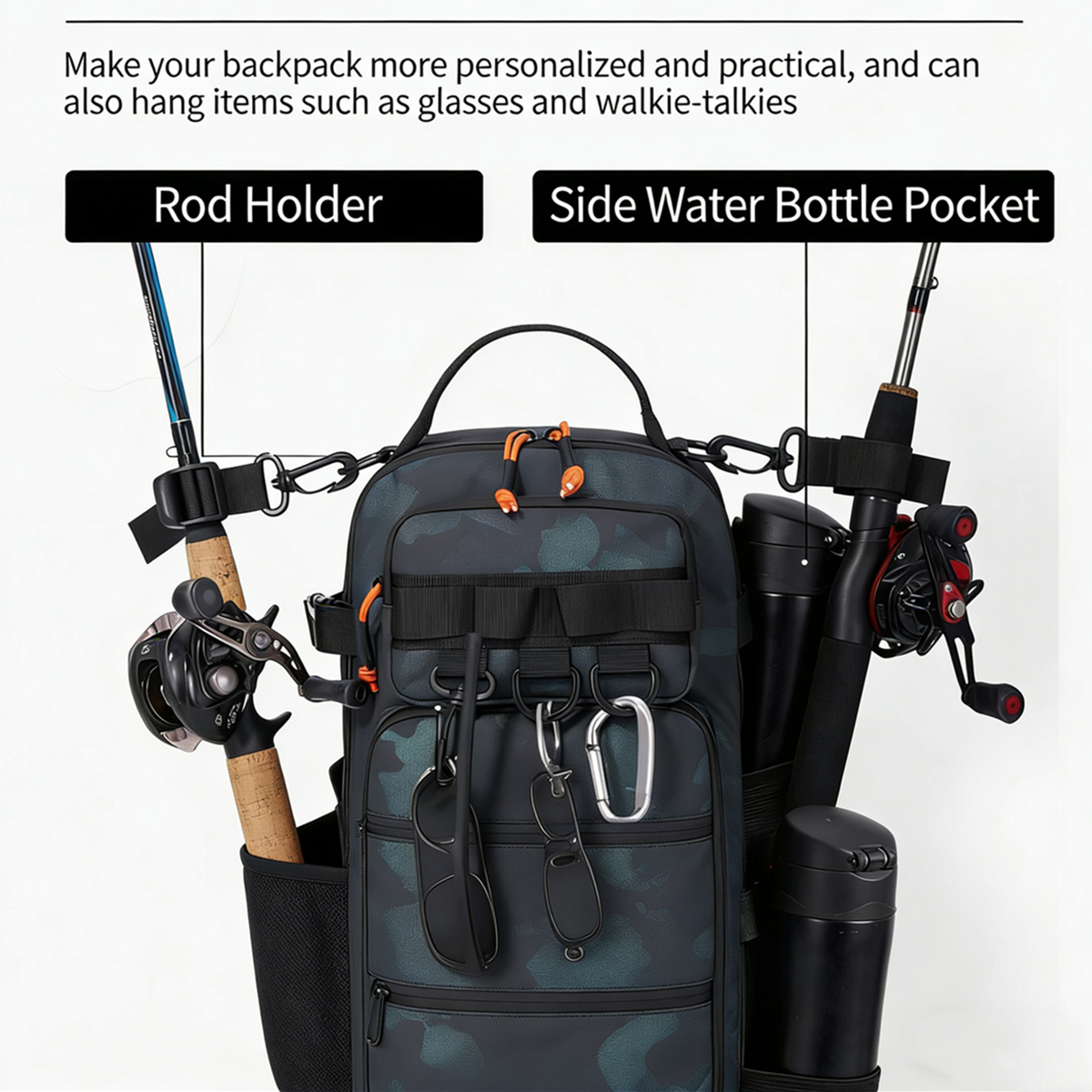 New Style Fishing Backpack Tac - Fishing Rod Fly บทวิจารณ์และราคา