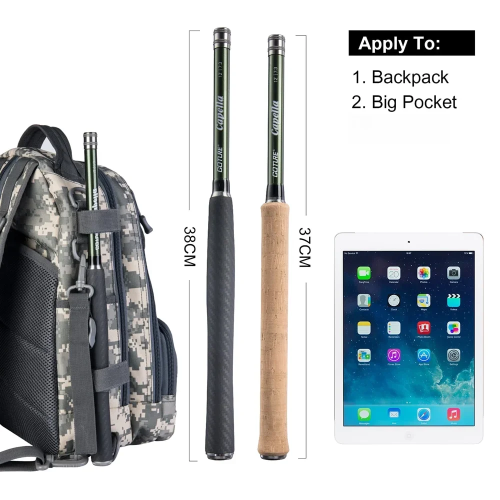 Goture 12FT Classical Tenkara  - Fishing Rod Carbon Fiber บทวิจารณ์และราคา