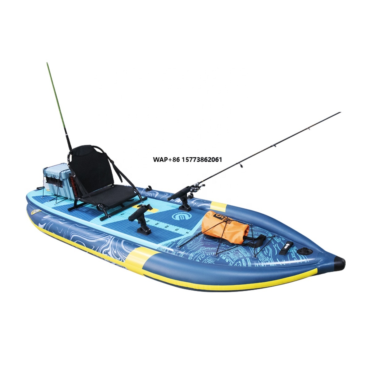 Three Air Chamber Inflatable F - Fishing Rod Holder บทวิจารณ์และราคา